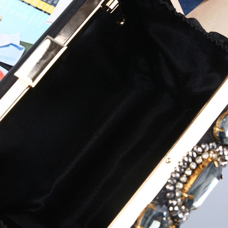 Flap Bankett Rhinestone Clutches & Evening Bags