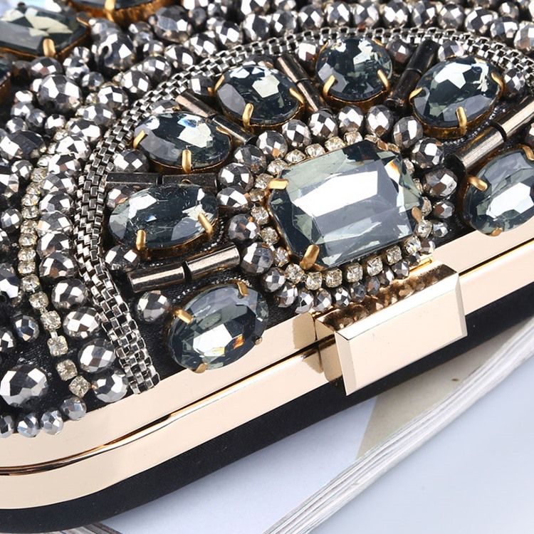 Flap Bankett Rhinestone Clutches & Evening Bags