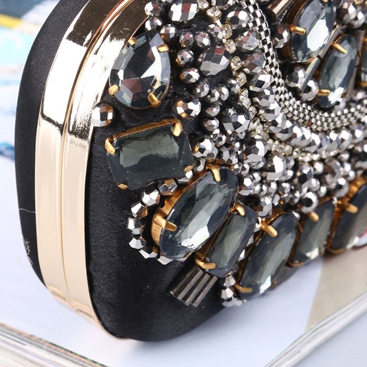 Flap Bankett Rhinestone Clutches & Evening Bags