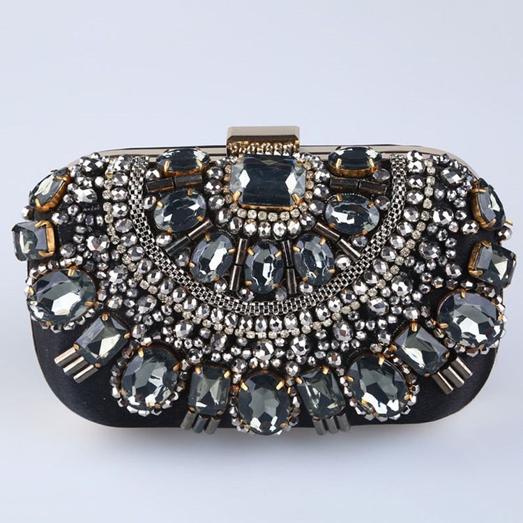 Flap Bankett Rhinestone Clutches & Evening Bags