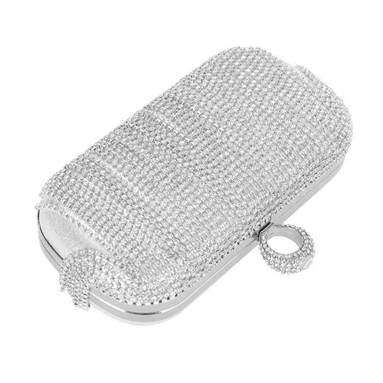 Fringe Rhinestone Mångsidiga Rektangulära Kopplingar Och Kvällsväskor