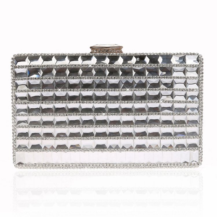 Geometrisk Rhinestone Prydnad Kvällskoppling