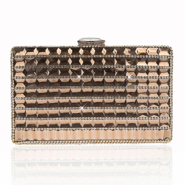 Geometrisk Rhinestone Prydnad Kvällskoppling
