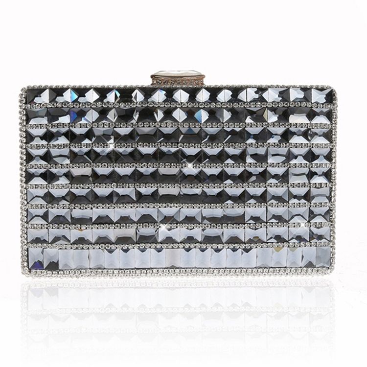 Geometrisk Rhinestone Prydnad Kvällskoppling
