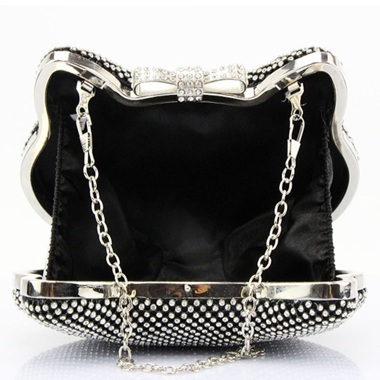 Glänsande Diamante Cat Shape Evening Clutch