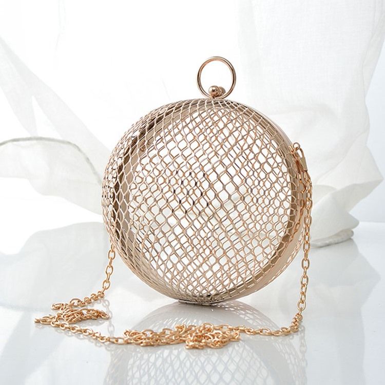 Mångsidiga Cirkulära Clutches Och Kvällsväskor