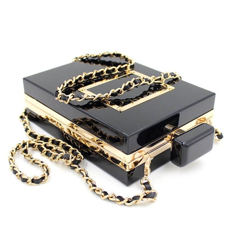Parfym Design Chain Mini Clutch