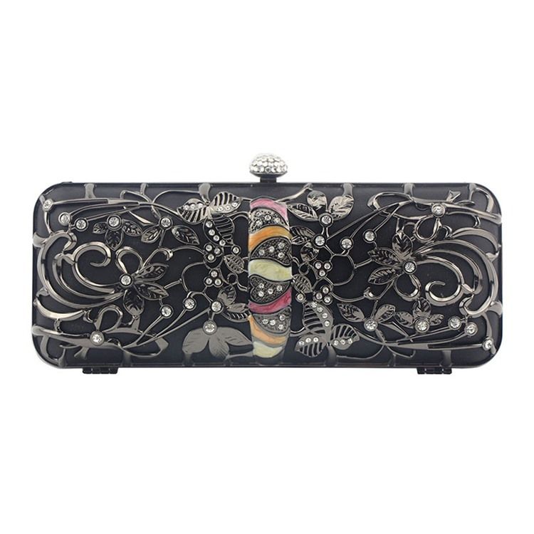Rektangel Mångsidiga Rhinestone Clutches & Evening Bags