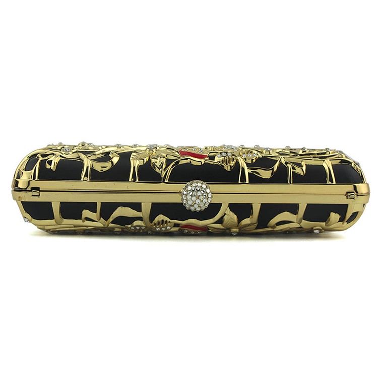 Rektangel Mångsidiga Rhinestone Clutches & Evening Bags