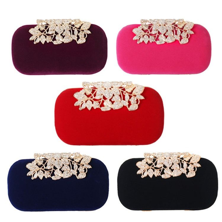 Rhinestone Rectangle Damclutches & Evening Bags