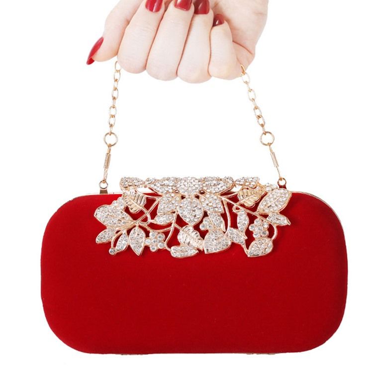 Rhinestone Rectangle Damclutches & Evening Bags