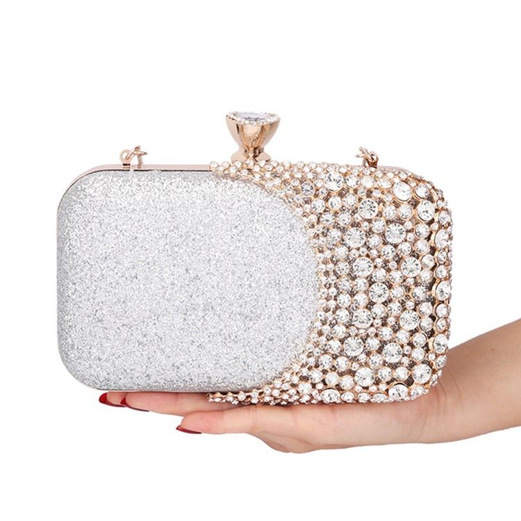 Sequin Rektangel Bankett Clutches & Evening Bags