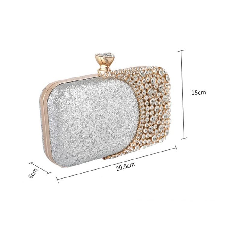 Sequin Rektangel Bankett Clutches & Evening Bags