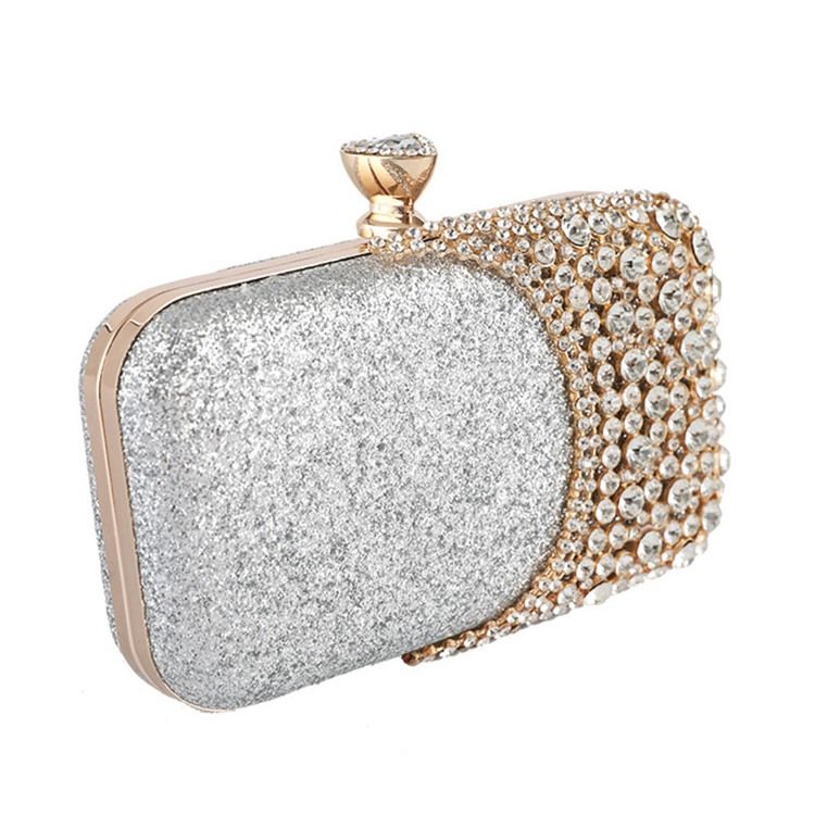 Sequin Rektangel Bankett Clutches & Evening Bags