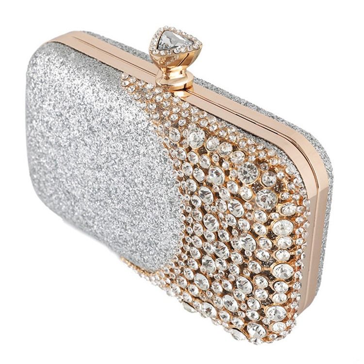 Sequin Rektangel Bankett Clutches & Evening Bags