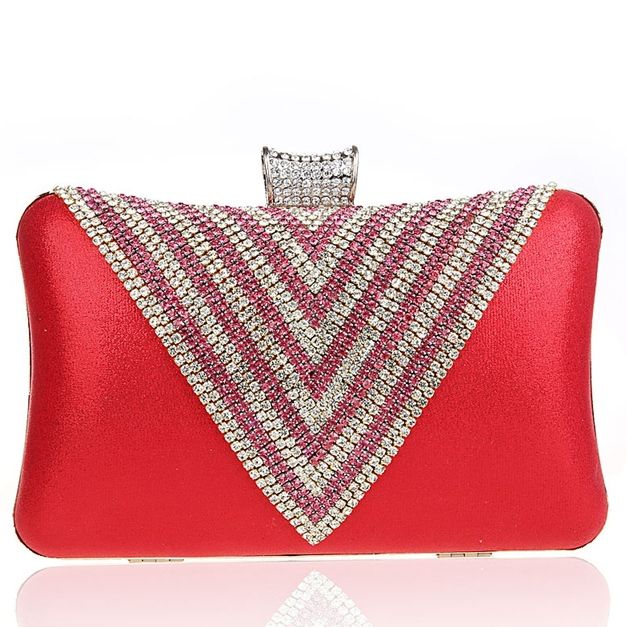 Triangel Rhinestone Evening Clutch