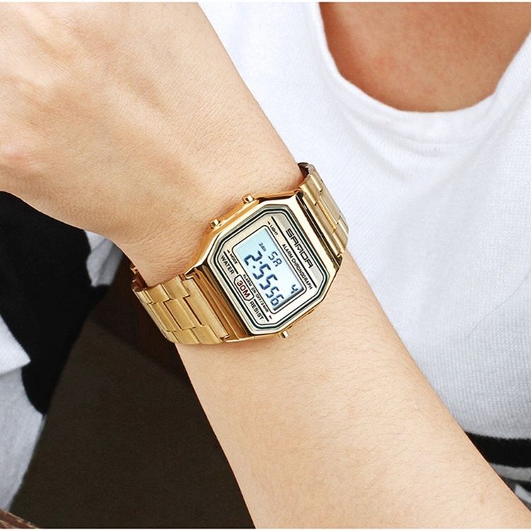 Jyy Electronic Digtal Display Herrklocka