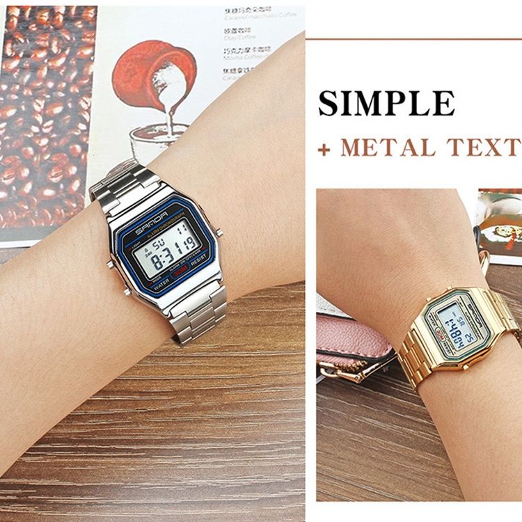 Jyy Electronic Digtal Display Herrklocka