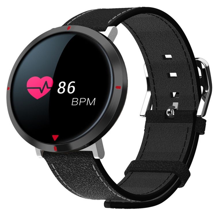 S2 Färgskärm Smart Armband Step Heart Rate Blodtryck Povement Rund Vattentät Bluetooth Smart Watch