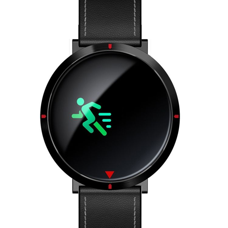 S2 Färgskärm Smart Armband Step Heart Rate Blodtryck Povement Rund Vattentät Bluetooth Smart Watch