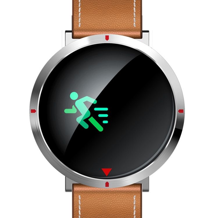 S2 Färgskärm Smart Armband Step Heart Rate Blodtryck Povement Rund Vattentät Bluetooth Smart Watch