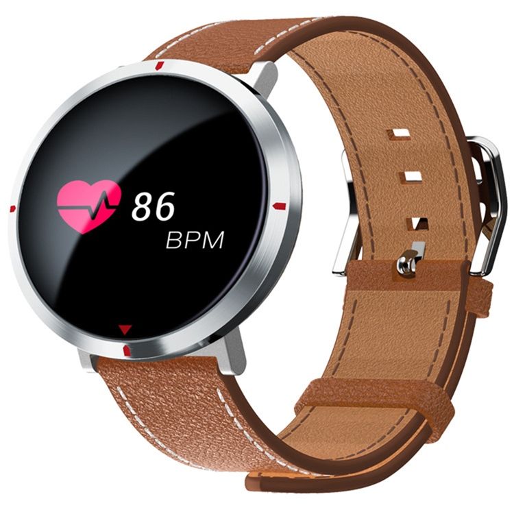 S2 Färgskärm Smart Armband Step Heart Rate Blodtryck Povement Rund Vattentät Bluetooth Smart Watch