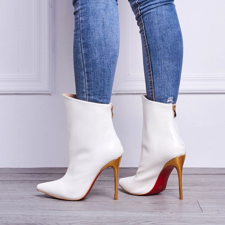 White Point Toe Ultra High Heel Stövlar Boots