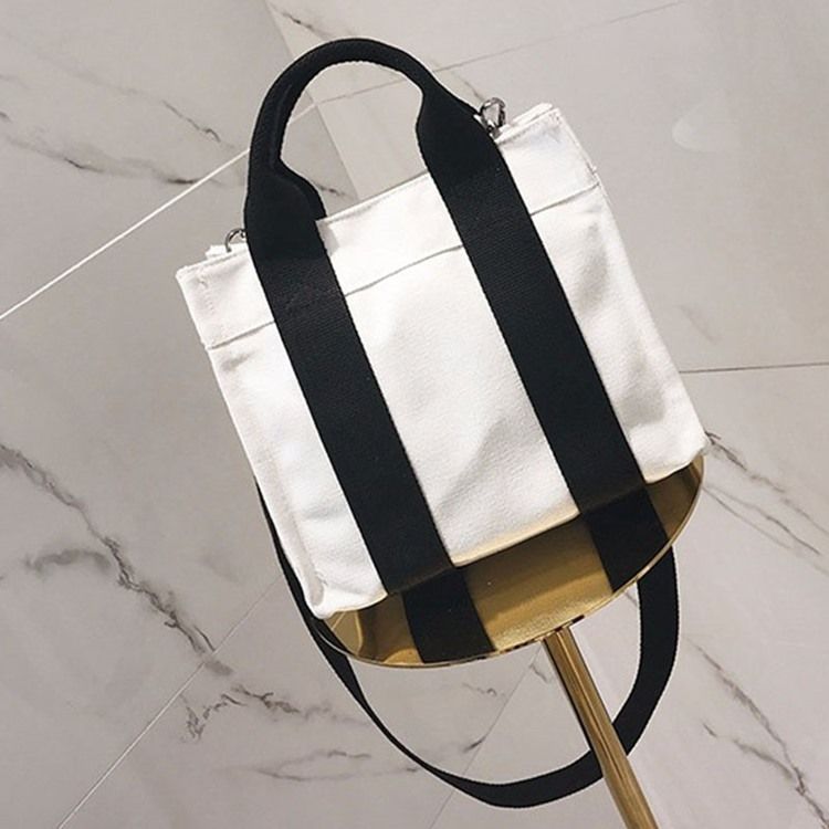 Casual Vertical Stripes Crossbody-Väska För Kvinnor