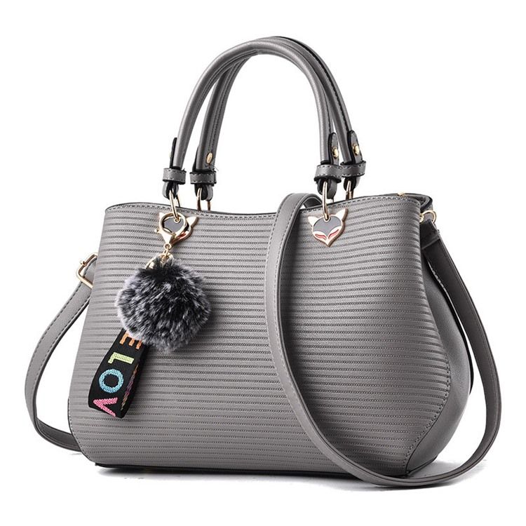 Modetråd Pu Plain Square Tote Bags
