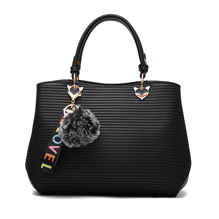 Modetråd Pu Plain Square Tote Bags