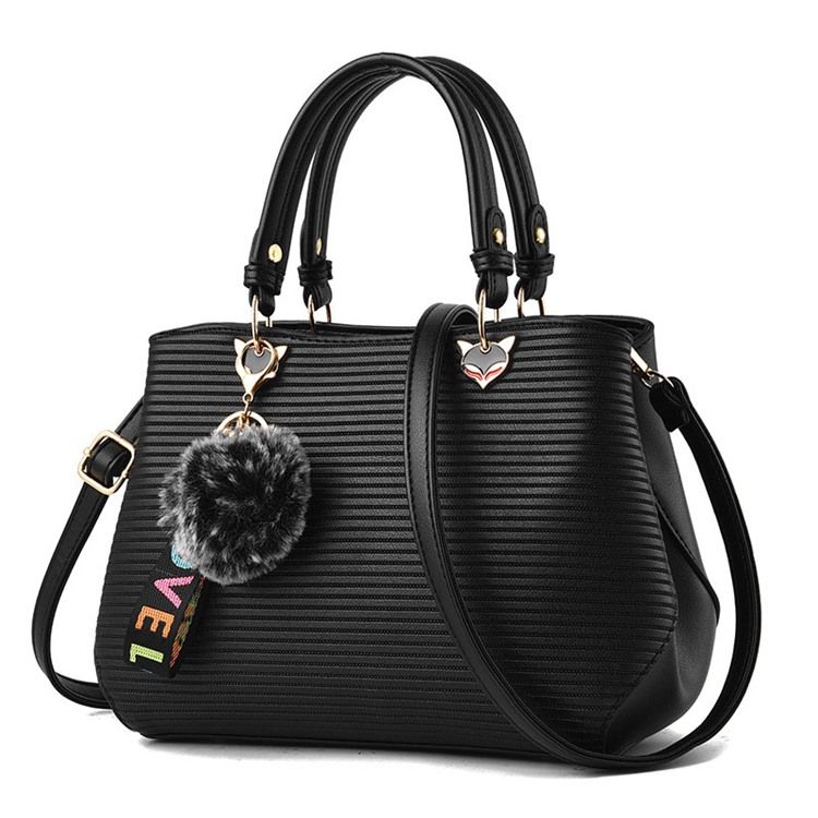 Modetråd Pu Plain Square Tote Bags