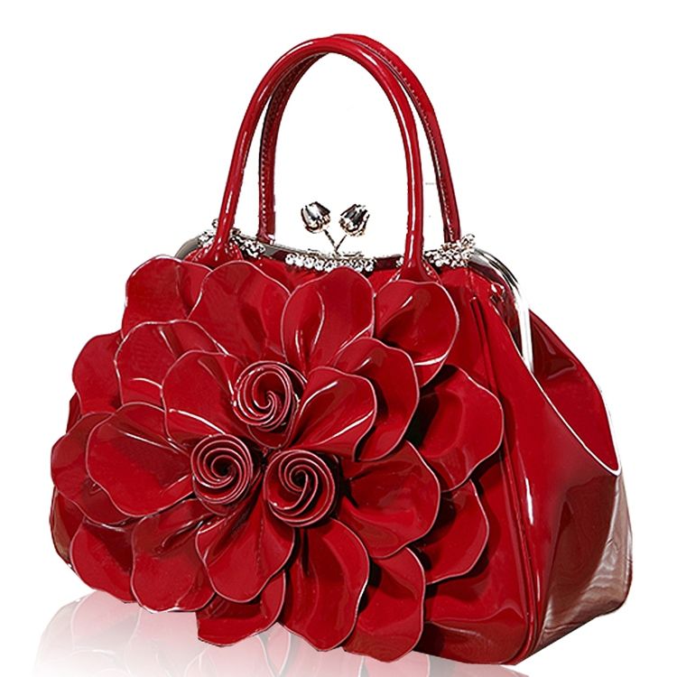 Ol Diamante Floral Handväska