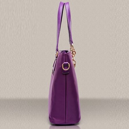 Pu Plisserad Plain Flap Bag-Set