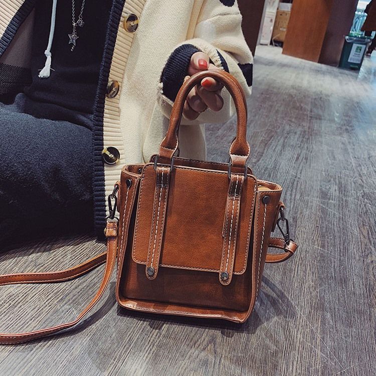 Tråd Pu Koreansk Crossbody-Väska
