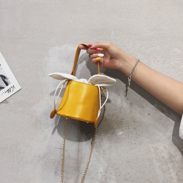 Tunnformade Tygpåsar I Pu-Kedja