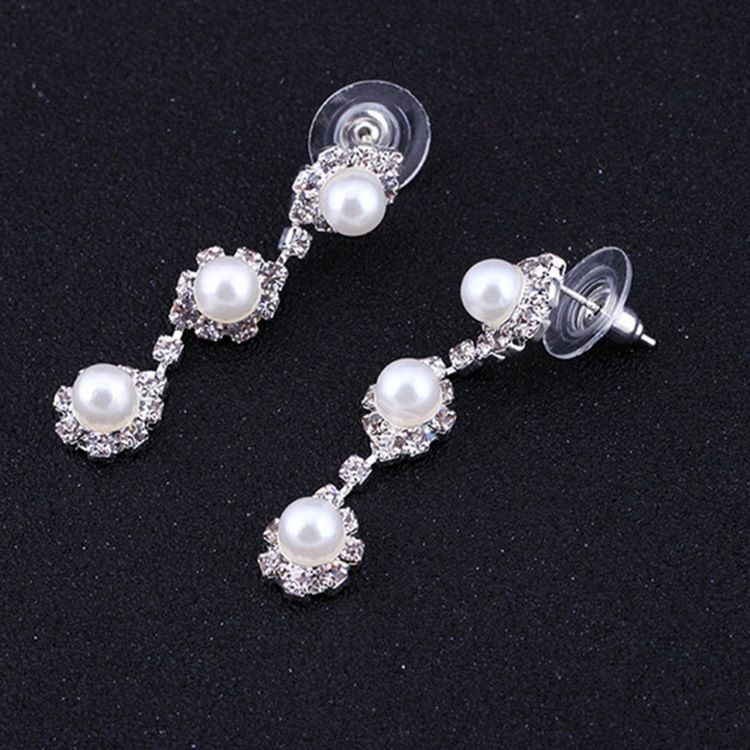 Bröllopspärla Diamante Bride Smycken Set