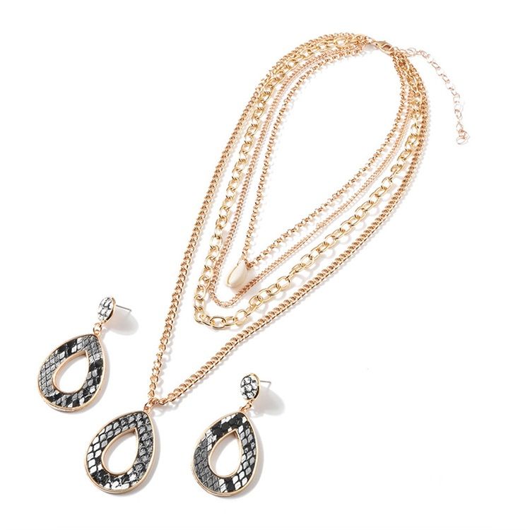 Diamante Halsband Anniversary Smycken Set