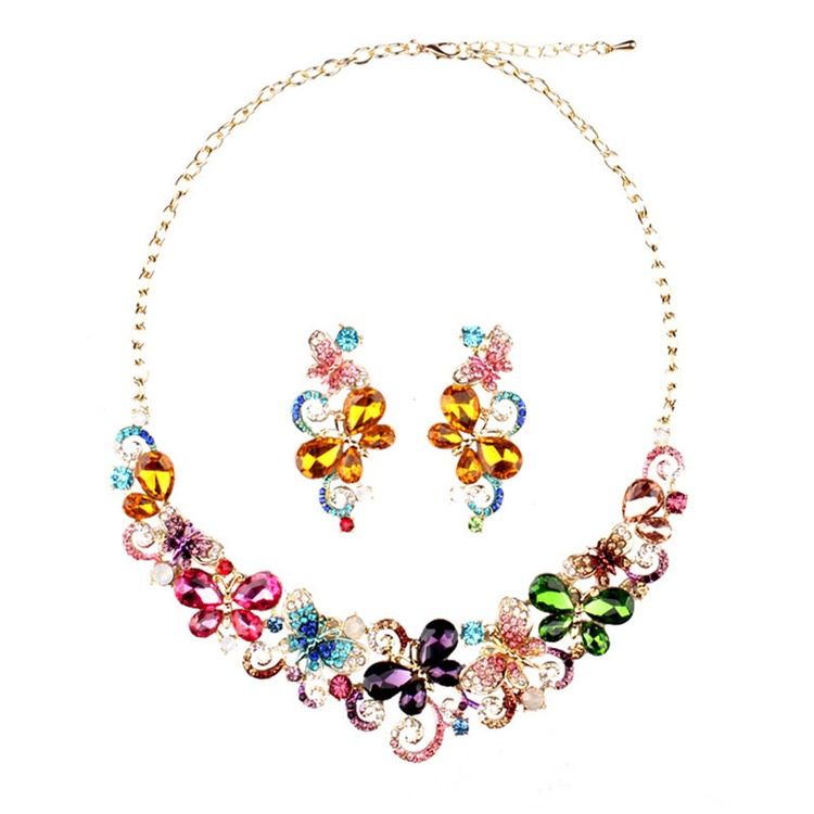 Djurhalsband Prom Smycken Set