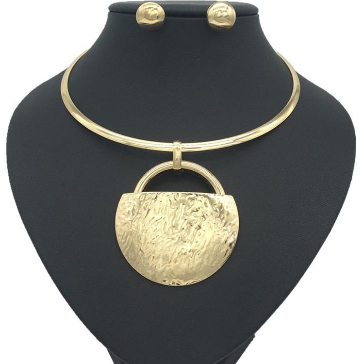 Golden Nigeria Stil Smyckesset