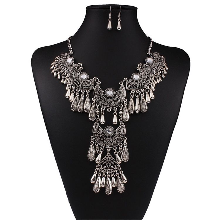 Hollow Out Vintage Prom Smyckesset