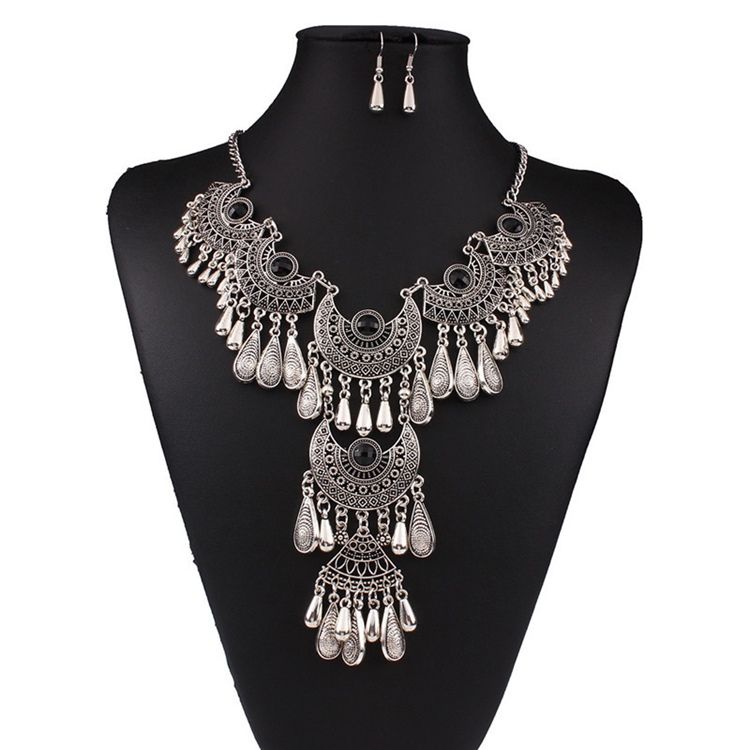 Hollow Out Vintage Prom Smyckesset