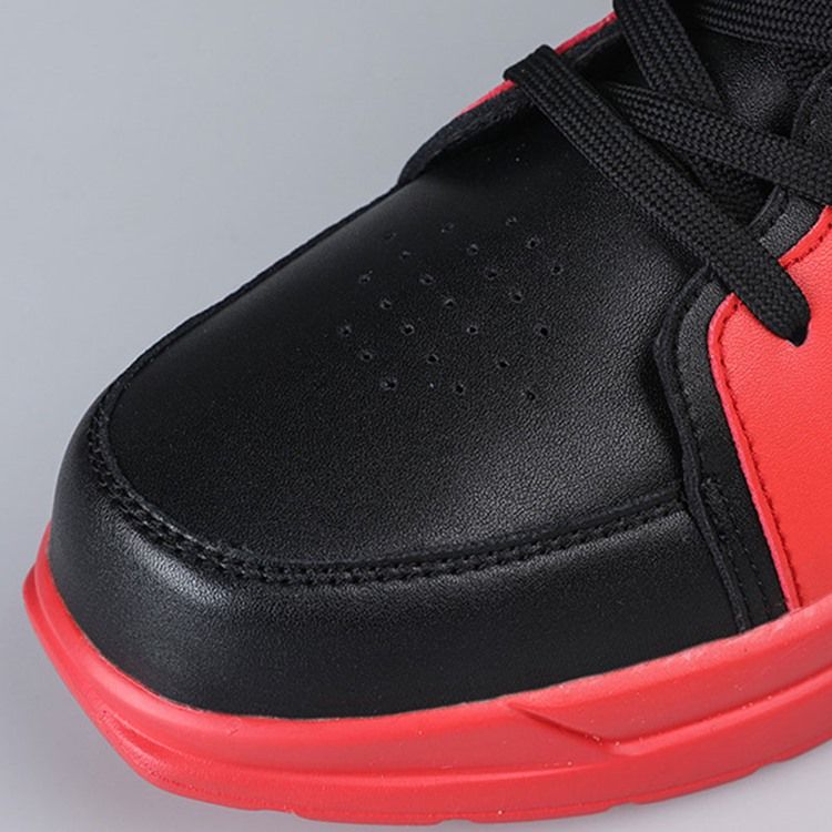 High-Cut Uppe Color Block Rund Toe Skate Skor För Män
