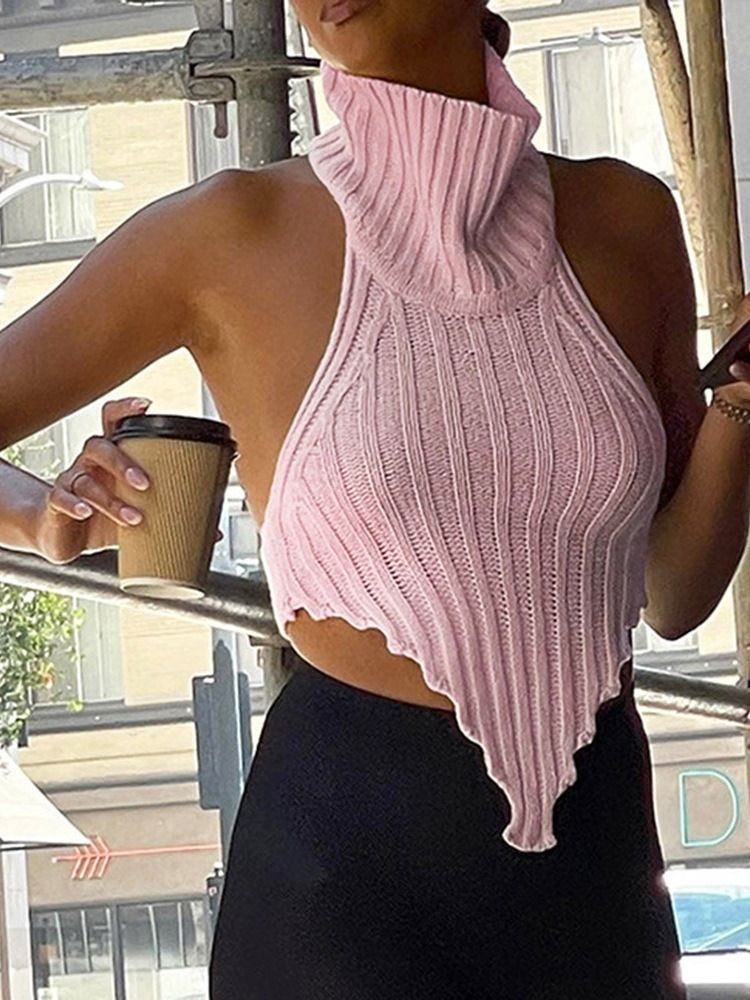 Halter Asymmetrisk Spring Standard Linne