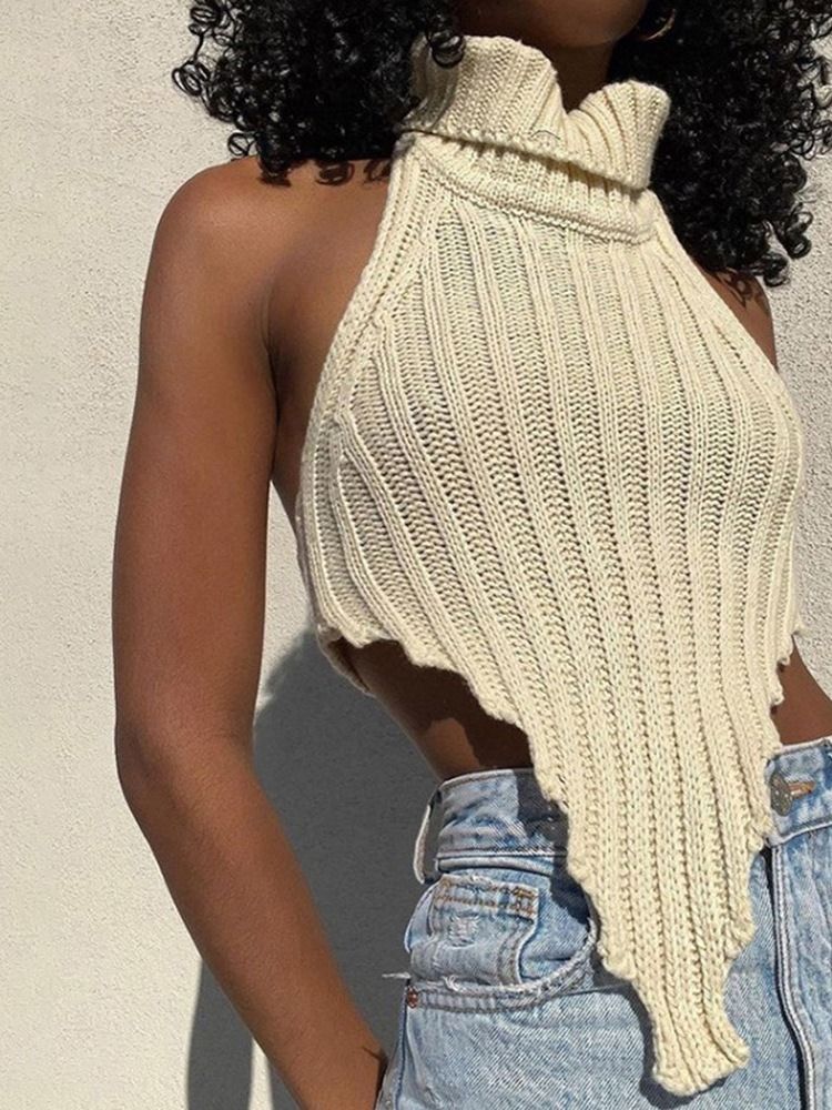 Halter Asymmetrisk Spring Standard Linne