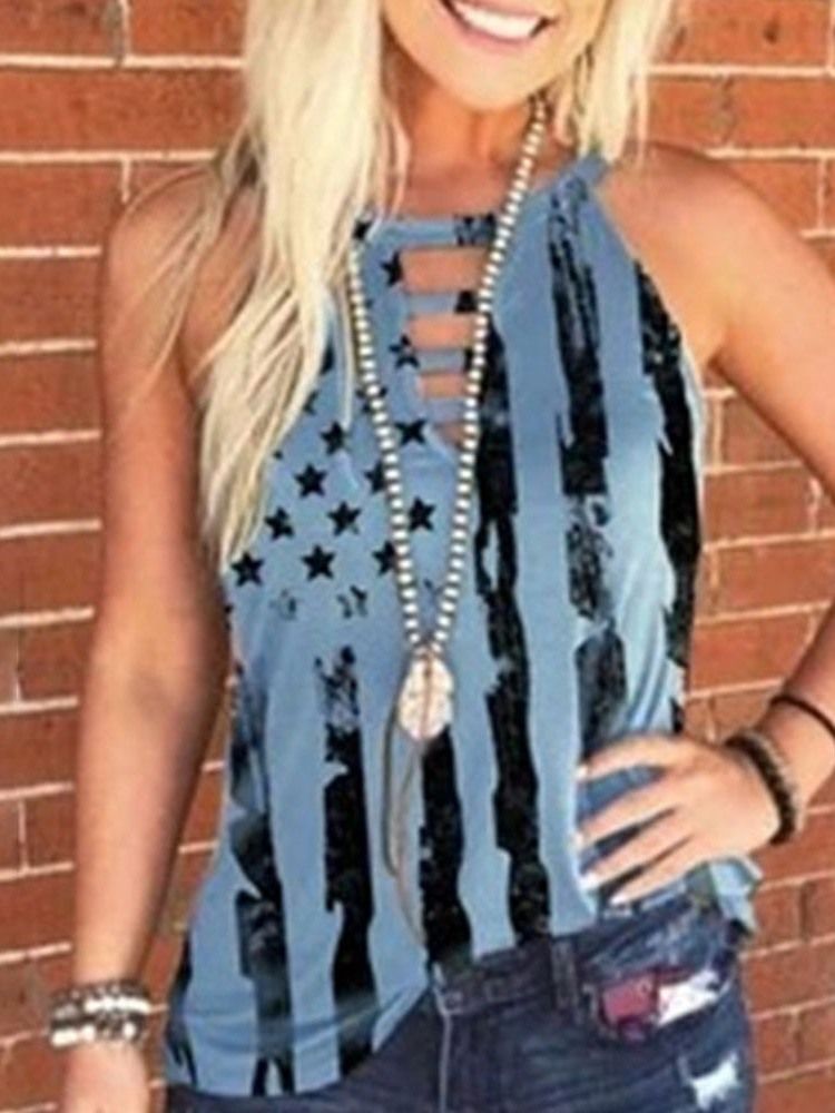 Hollow Halter Mid-Length Linne