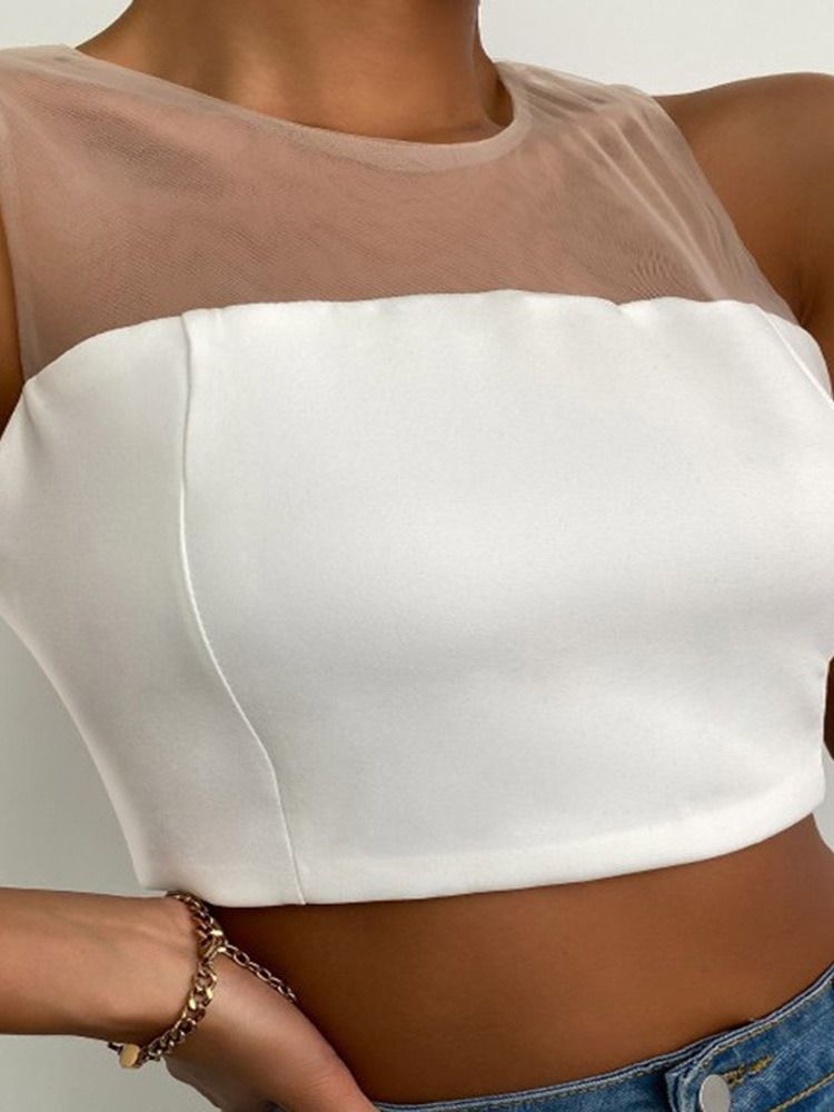Kort Linne I Polyester Bowknot För Kvinnor
