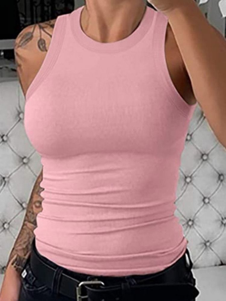 Patchwork Standard Tank Topp För Damer