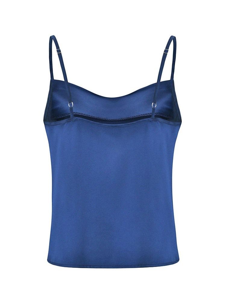 Sommar Polyester Spaghetti Straps Standard Damlinne