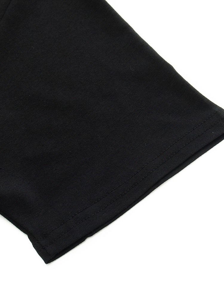 Brevtryck Lös Kortärmad T-Shirt För Män