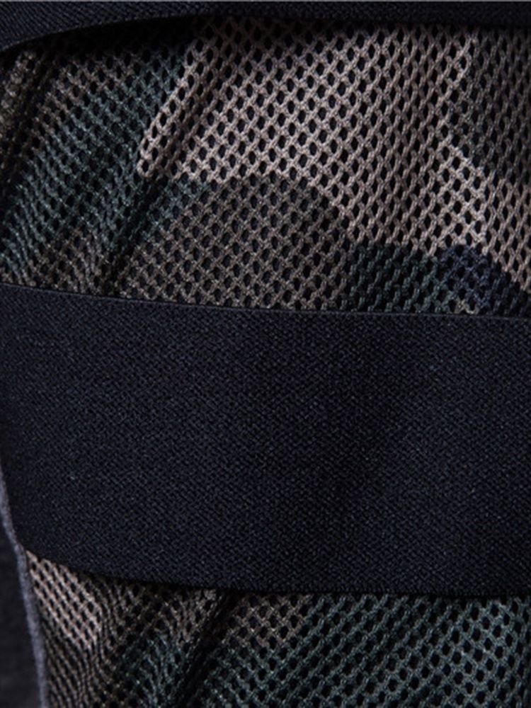 Camouflage Casual Slim Långärmad T-Shirt Med Rund Hals